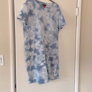 COPY - Cute blue sweatshirt dress - M